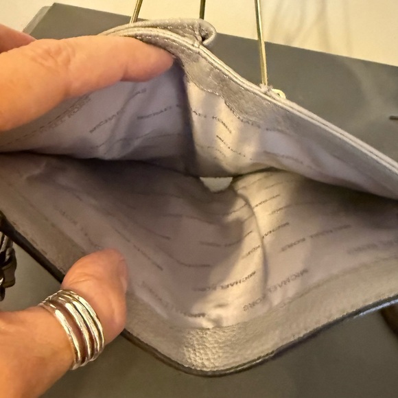 Michael Kors Gray Clutch Wristlet - Picture 9 of 10